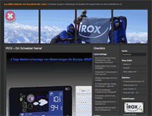 Tablet Screenshot of irox-wetterstationen.ch